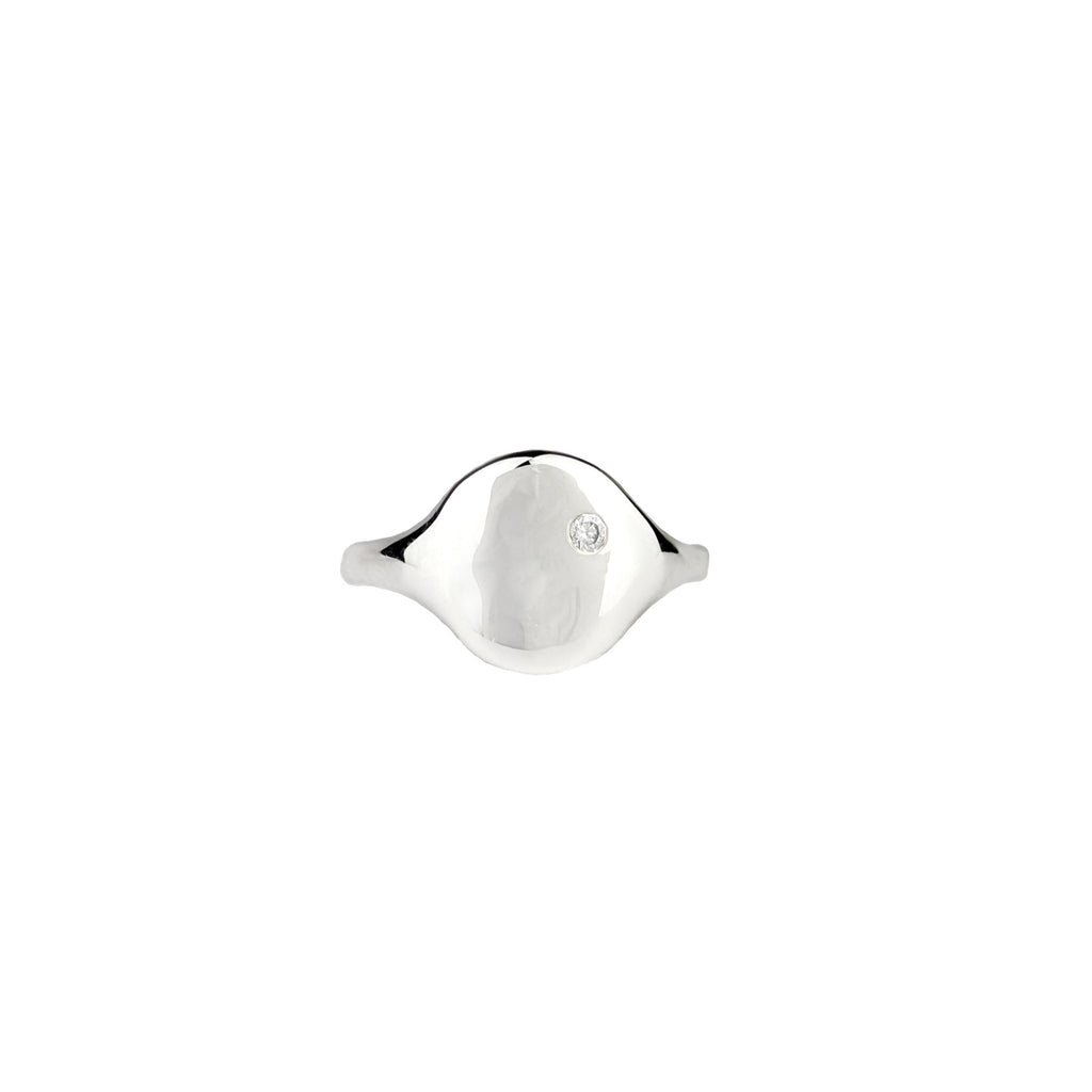 Ripple signet ring